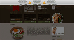 Desktop Screenshot of fozelek.etelnet.hu
